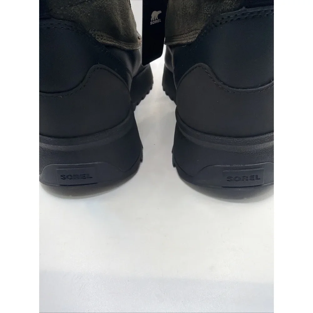 Sorel Scout 87 XT WP Men's Nubuck Waterproof Hiking Boot Black / Quarry Size 13